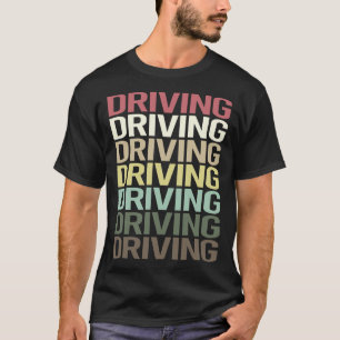 Camiseta Driver Colorido de Drivers de Texto