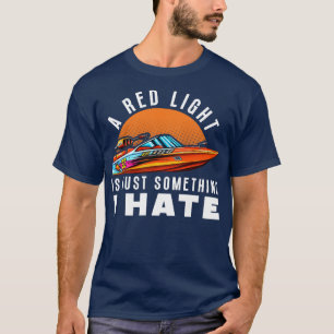 Camiseta Driver da boia de velocidade da correnteza do carr