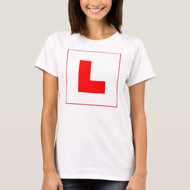 Camiseta Driver De Aprendiz L-Plate / Bachelorette Hen Nigh (Frente)