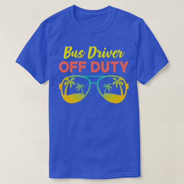 Camiseta Driver de Barramento de Saída Clássica de Serviço (Frente do Design)
