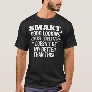 Camiseta Driver de Barramento Engraçado Presente SmartGood