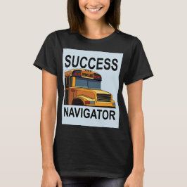 Camiseta Driver de Barramento Escolar do Navegador de Êxito