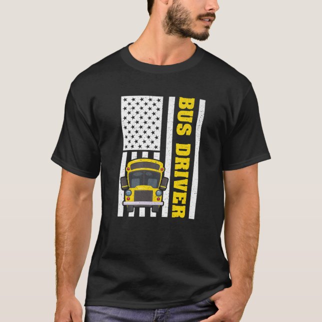 Camiseta Driver de Barramento Escolar - Driver de Barrament (Frente)