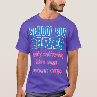Camiseta Driver de barramento escolar fornecendo com segura