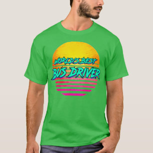 Camiseta Driver de Barramento Funny Retro 1980 Gift