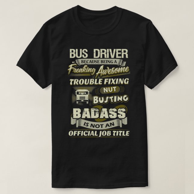 Camiseta Driver de Barramento Incrível 2 (Frente do Design)