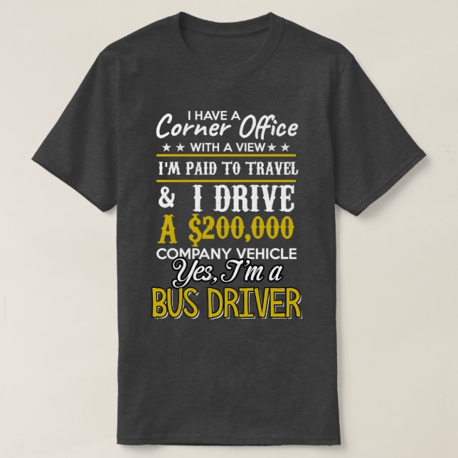 Camiseta DRIVER DE BARRAMENTO Ix27M A 1 (Frente do Design)