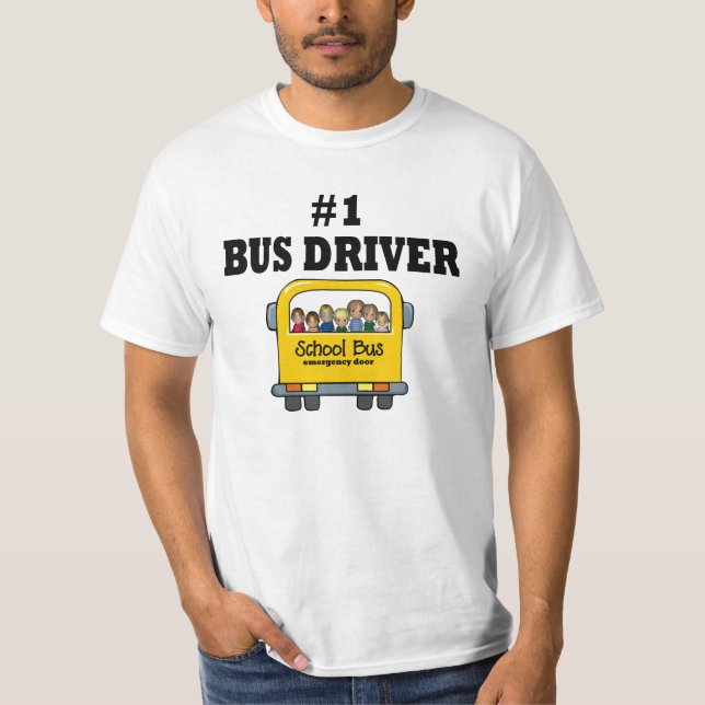 Camiseta Driver de barramento número um (Frente)