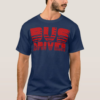 Camiseta Driver de barramento orgulhoso nos EUA