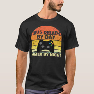Camiseta Driver de barramento — presente para jogos 60s 70s