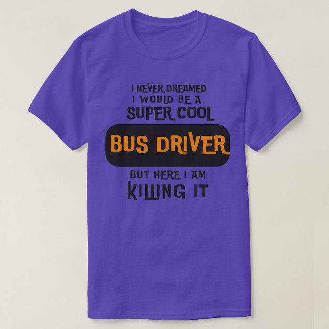 Camiseta Driver de barramento super Legal (Frente do Design)
