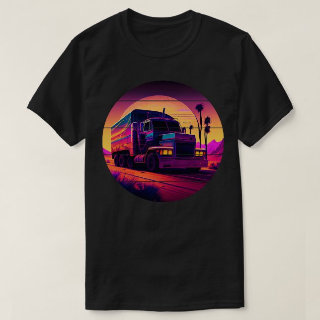 Camiseta Driver de caminhão (Frente do Design)