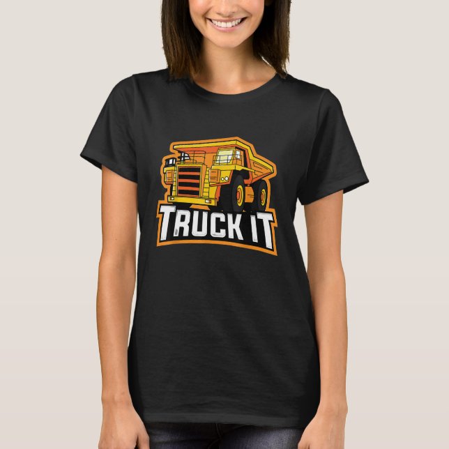 Camiseta Driver De Caminhão De Mineração - Operador De Cami (Frente)