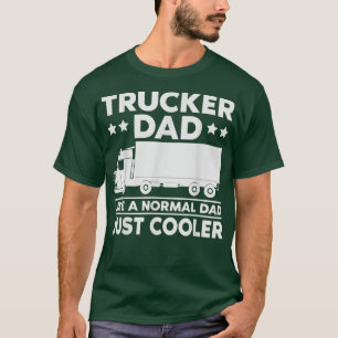 Camiseta Driver de Caminhão de pai Desi de Texto do Caminha