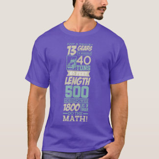 Camiseta Driver De Caminhão De Registro E Operador De Camin