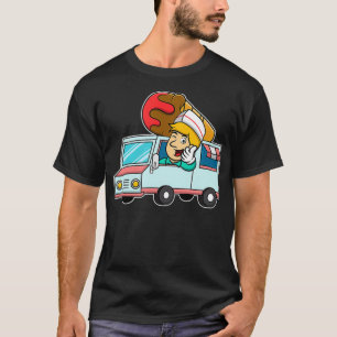 Camiseta Driver De Caminhão De sorvete Para Os Sorvetes