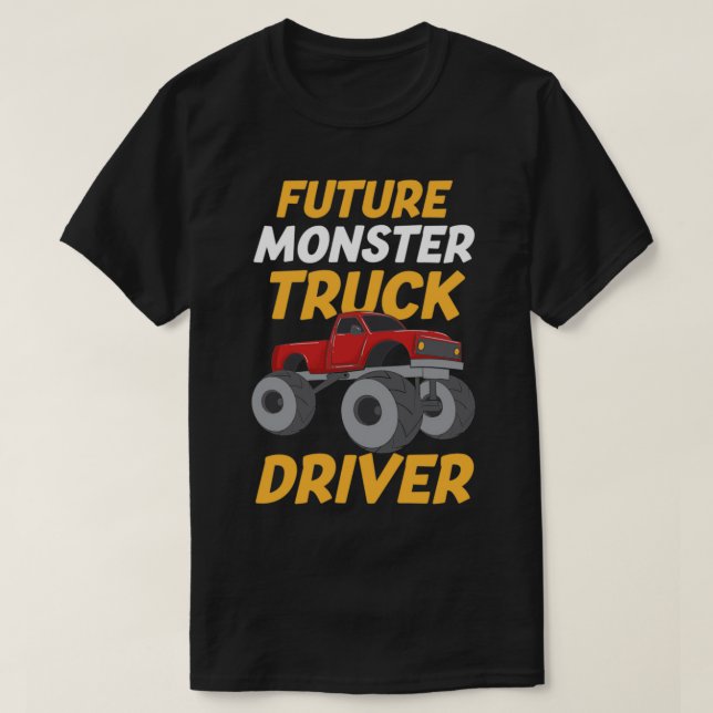 Camiseta Driver de Caminhão Monster Futuro 4 (Frente do Design)