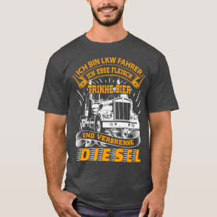Camiseta Driver de caminhão oferece driver profissional