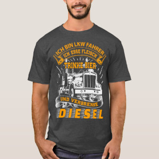 Camiseta Driver de caminhão oferece driver profissional