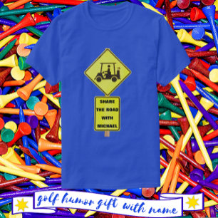 Camiseta Driver de carrinho de golfe com nome