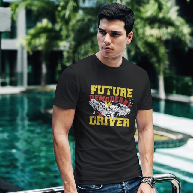 Camiseta Driver De Carro Derby De Demolição (Criador carregado)