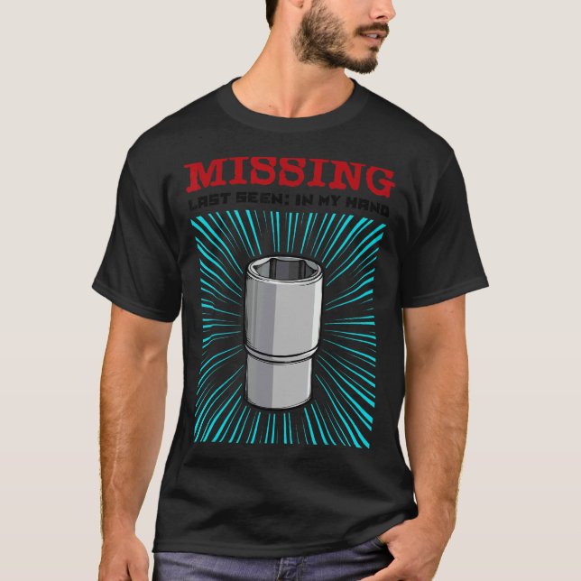 Camiseta Driver de carro mecânico da ferramenta Statement (Frente)