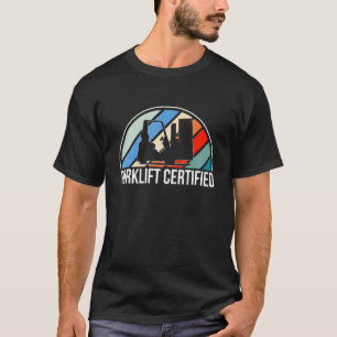 Camiseta Driver de empilhador certificado com empilhador re