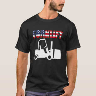 Camiseta Driver de empilhamento de Sinalizador EUA América