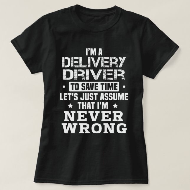 Camiseta Driver de Entrega (Frente do Design)