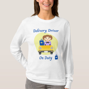 Camiseta Driver de entrega de mulheres