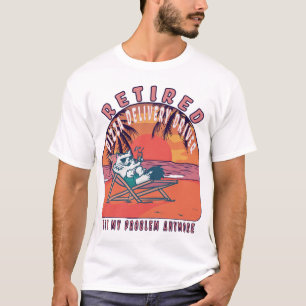 Camiseta Driver de entrega de pizza aposentado Furioso Vint