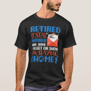 Camiseta Driver De Entrega De Poster Trabalhador Aposentado