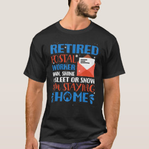Camiseta Driver De Entrega De Poster Trabalhador Aposentado