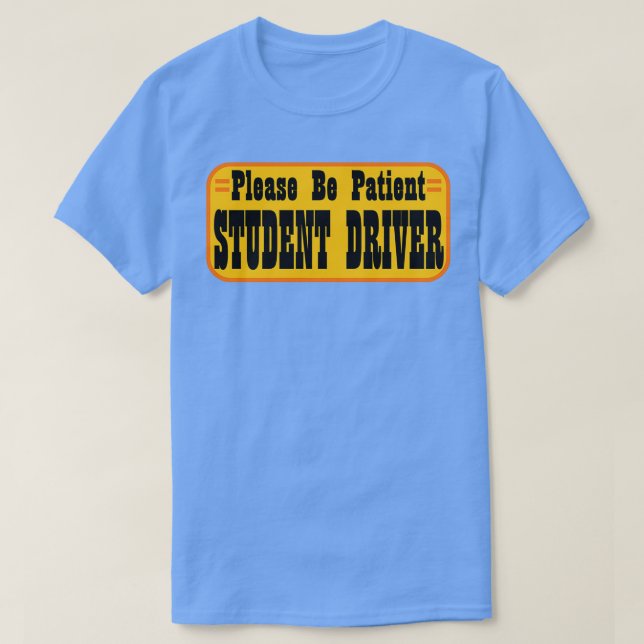 Camiseta Driver de estudante (Frente do Design)