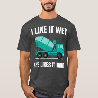 Camiseta Driver de Mixer de Cimento de Concreto Engraçado M