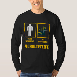 Camiseta Driver de Namorado de operador de empilhadeira 3
