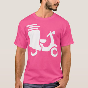 Camiseta Driver de Patinete de pizza de entrega