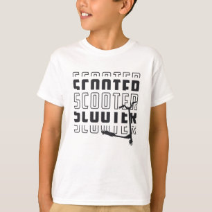 Camiseta Driver De patinete E-Patinete Cooter Vintage Retro