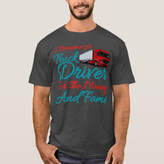 Camiseta Driver de simulador de caminhãoTornei-Me Um Driver