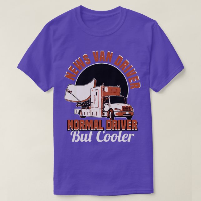 Camiseta Driver de van News Driver Normal Mas Mais Frio (Frente do Design)