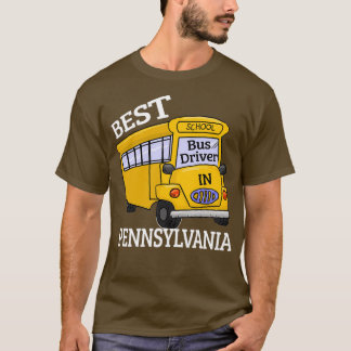 Camiseta Driver do Best School Bus da Pensilvânia