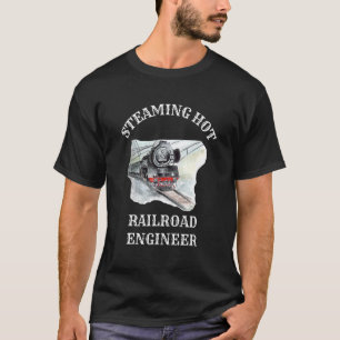 Camiseta Driver do mecanismo de Engenheiro de trem quente v