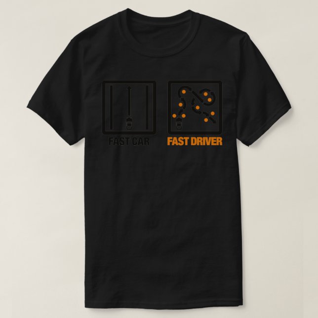 Camiseta Driver Fast Car (Frente do Design)