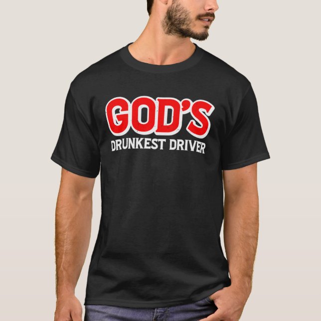 Camiseta Driver mais bêbado de Deus (Frente)