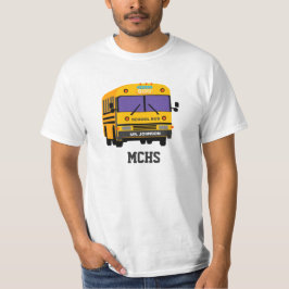 Camiseta Driver personalizado de barramento escolar de clas