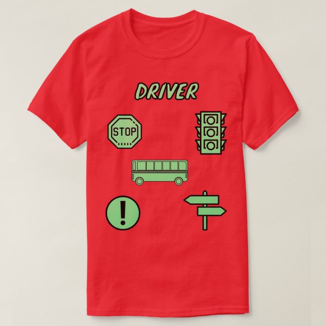 Camiseta Driver Sticker Pack 3 (Frente do Design)