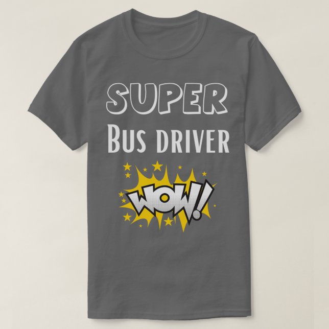 Camiseta Driver Super Bus (Frente do Design)