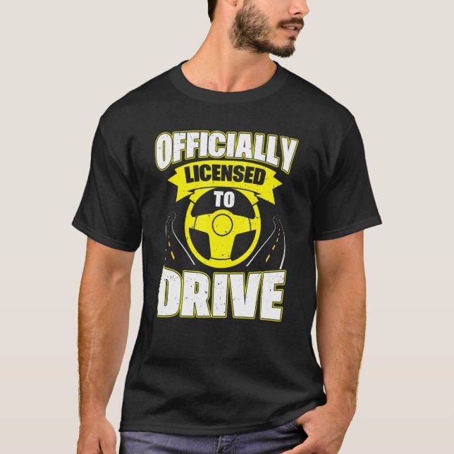 Camiseta Drivers aprovados testam nova licença de condução (Frente)