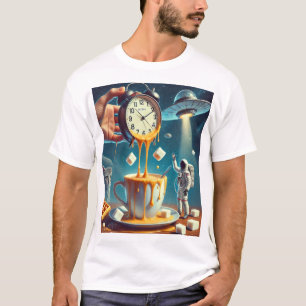 Camiseta Drives de Tempo e Sips Cósmicos - Sonho de Café Su