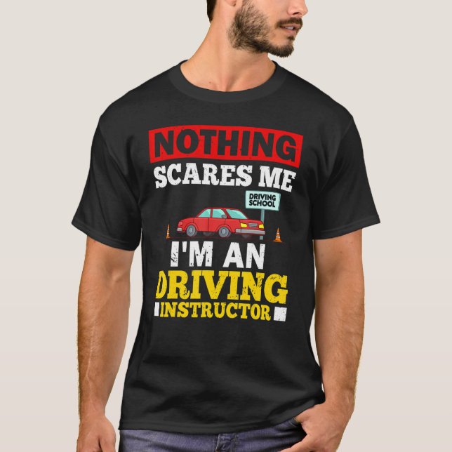 Camiseta Driving Instructor School Lessons Driver Education (Frente)